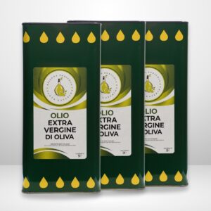 OLIO EXTRAVERGINE DI OLIVA - 3 TANICHE DA 5 LITRI